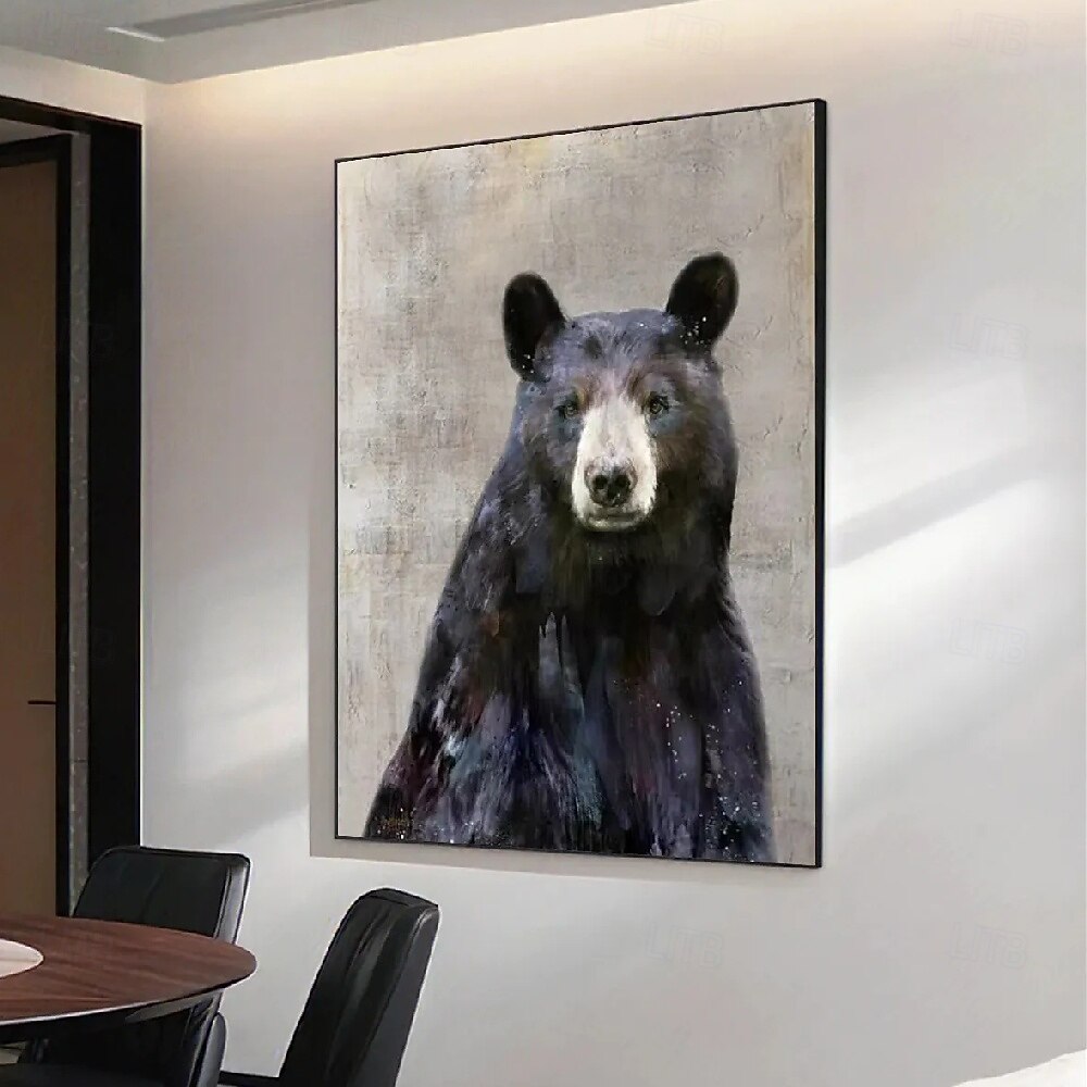 handgemaltes abstraktes Besr-Kunstwerk Besr-Gemälde auf Leinwand extragroßes abstraktes Kunstgemälde handgemaltes übergroßes strukturiertes Gemälde Tierkunst-Ölgemälde großes Leinwandgemälde 2025 - $108.99 –P2