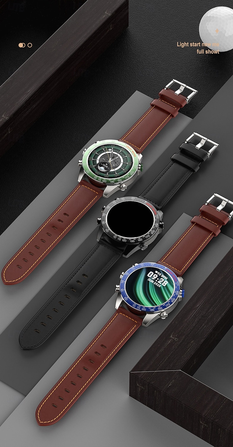 696 CT11 Montre intelligente 1.43 pouce Smartwatch Montre Connectée Bluetooth ECG + PPG Podomètre Rappel d'Appel Compatible avec Android iOS Femme Hommes Mode Mains-Libres Rappel de Message IP 67 de 2025 ? $63.99 –P17