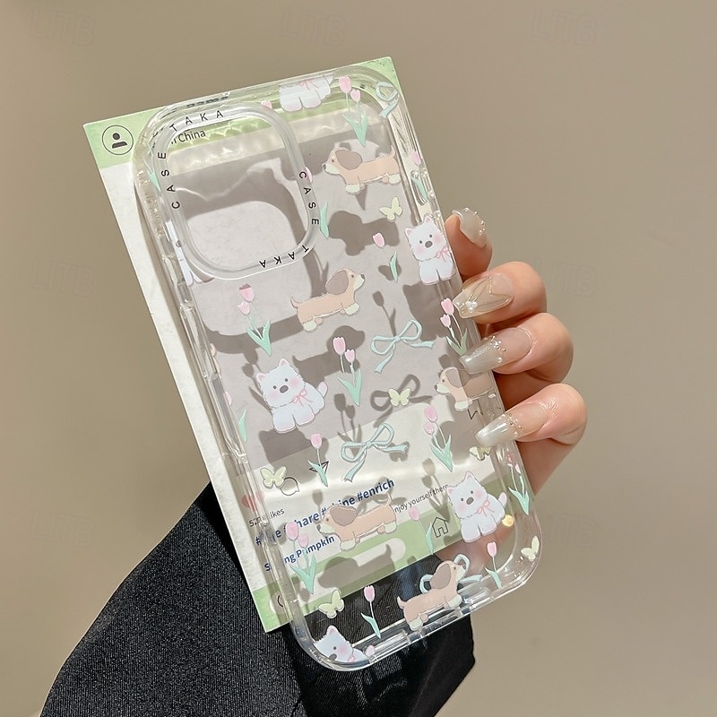Custodia per iPhone 16e iPhone 16 iPhone 16 Pro Max iPhone 15 iPhone 15 Pro Max iPhone 14 Pro Max Custodia a portafoglio antishock cartone TPU acrilico del 2025 a $14.99 –P1