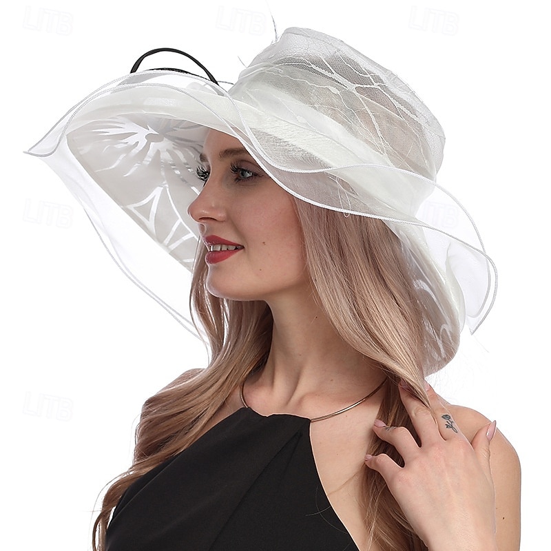 1950-es évek Retro Vintage Derby Kalap Egyházi Kalap Kentucky Derby Kalap Úrnő Nemes Asszony Női Valentin-napi Derby Ascot Lóverseny Fesztivál Felnőtt Kalap Tavasz  Nyár 2026 - $50.99 –P1