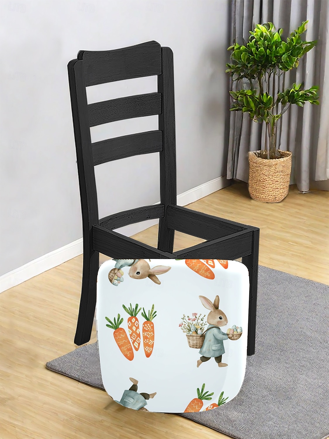matstol stolsöverdrag pall stolsöverdrag geometriskt tryckt polyester överdrag 2025 - $13.99 –P2