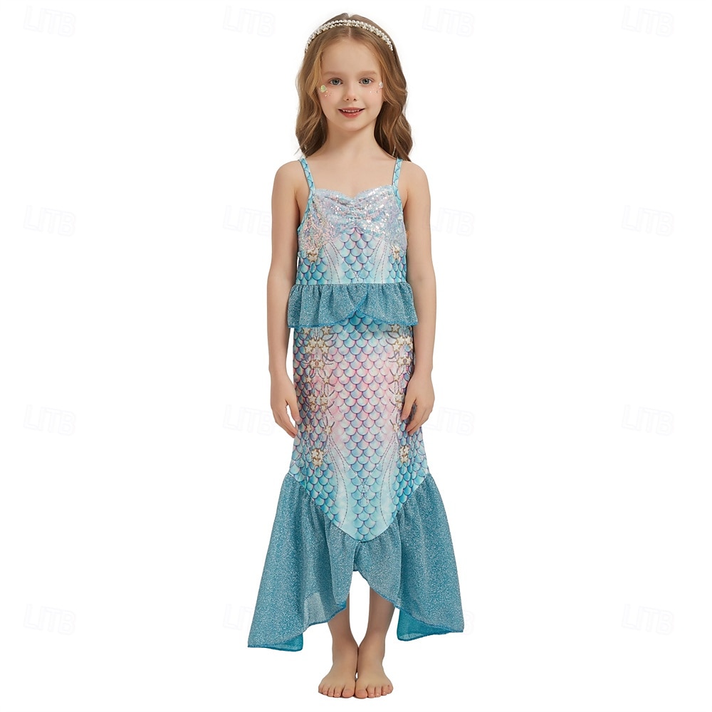The Little Mermaid Little Mermaid Princess Mermaid Dress Theme Party Costume Cosplay Movie Cosplay for Girls' Kid's Carnival Masquerade Party Holiday 2025 - $30.99 –P13