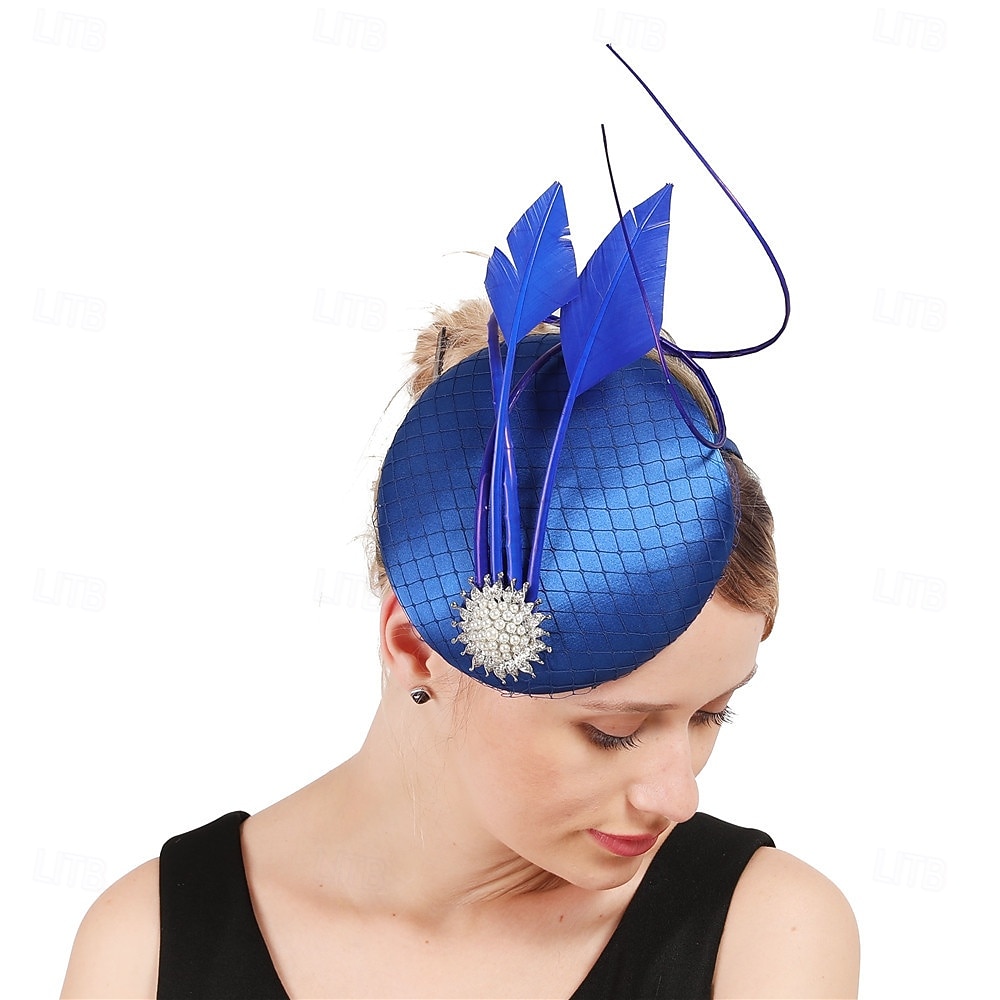 Headdress Fabric Fedora Hat Wedding Birthday Tea Party Horse Race Cocktail Elegant Vintage Cute With Floral Headpiece Headwear 2026 - $22.99 –P8