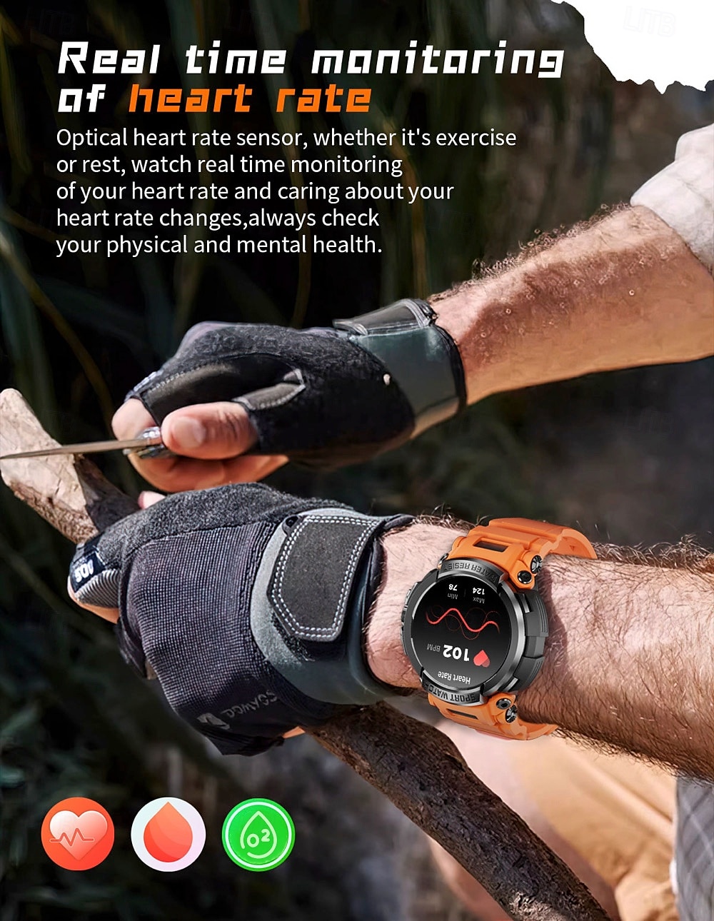696 YDT90 שעון חכם מח Tracker כושר ECG PPG הודעת שיחה Bluetooth אנדרואיד iOS IP67 57 מ"מ 1.5" 2025 - $51.99 –P5