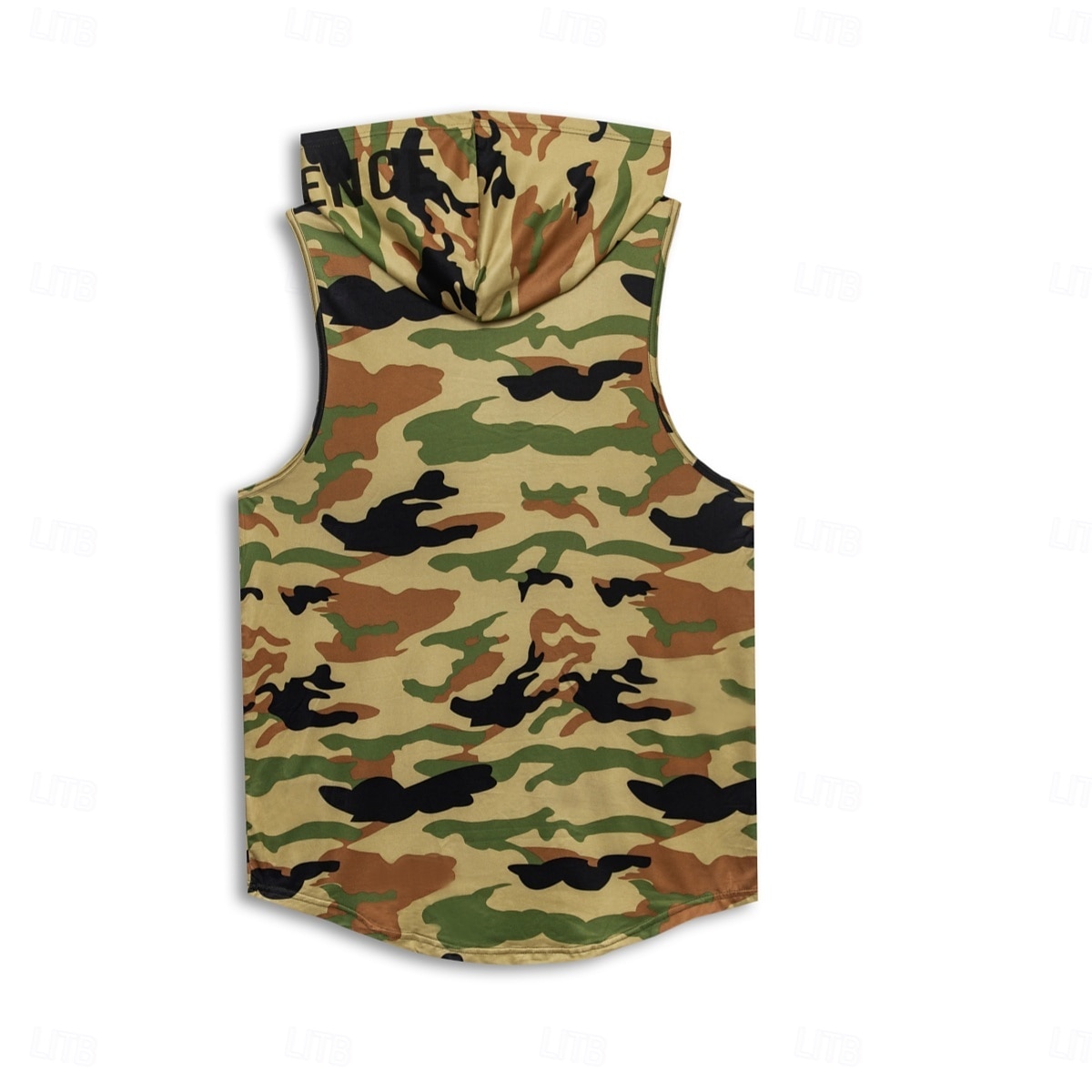 Per uomo Canotta Maglietta smanicata Felpa con cappuccio senza maniche Senza Maniche Con Cappuccio Estate Mimetico Moda Streetwear Muscolo Con cappuccio Sport & Outdoor Athleisure Palestra Verde del 2025 a $10.49 –P4