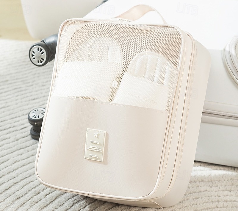 Bolsa de viaje para guardar zapatos, organizador de zapatos portátil a prueba de polvo y engrosado de 3 capas, práctico estuche de viaje. 2026 - $9.99 –P2