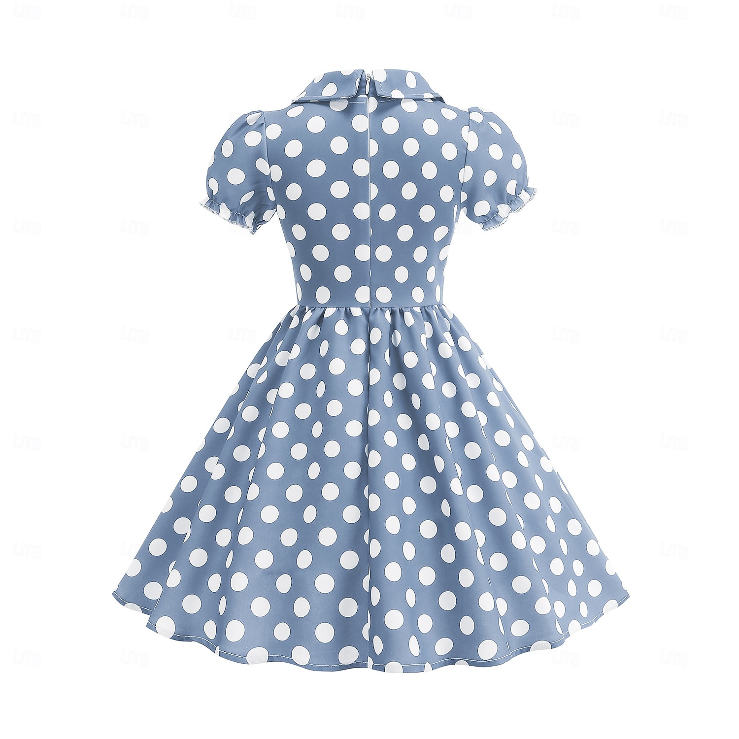 Retro / vintage Femtiotal Klänningar Swing klänning Prickiga Flickor Karnival Maskerad Dagliga kläder Möhippa Barn Klänning Hemkomstklänningar 2025 - $26.99 –P16