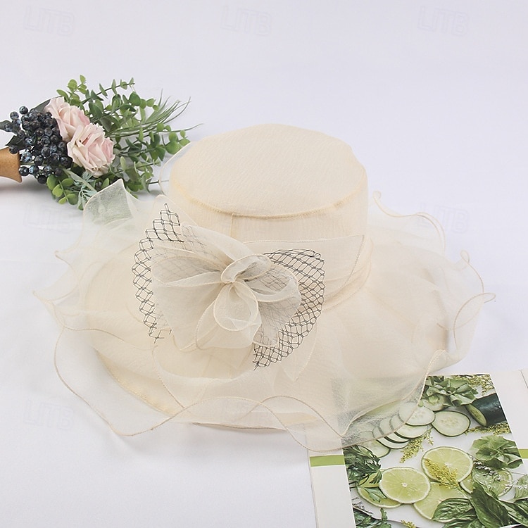 Accesoriu de Păr Tul Nuntă Serată Elegant Nuntă Cu Flori Diadema Articole Pentru Cap 2025 - $20.99 –P7