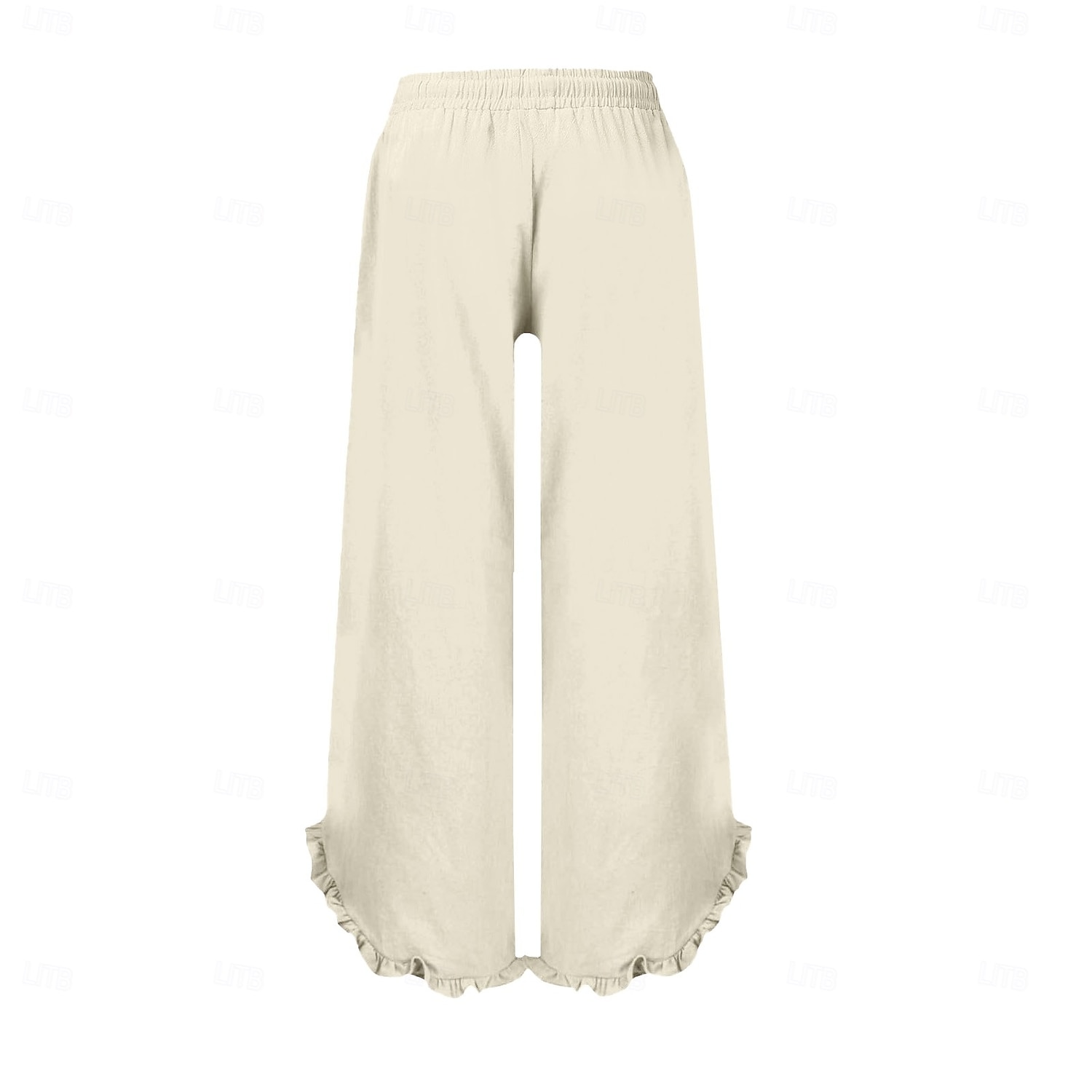 Women's Chinos Comfort Ankle-Length High Waist Solid Colored Inelastic Casual Daily Apple Green Navy-blue claret Cuticolor Summer Spring Loose Fit 2025 - $17.99 –P2