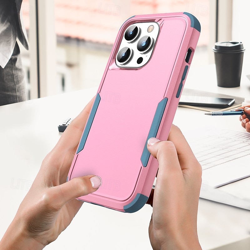 2025年 電話 ケース 用途 iPhone 16 15 14 Pro Max Plus iPhone 13 12 11 Pro Max Mini バックカバー 磁石バックル ワイヤレス充電をサポート 耐衝撃 レトロ風 TPU PC  コレクション – $19.99 –P6