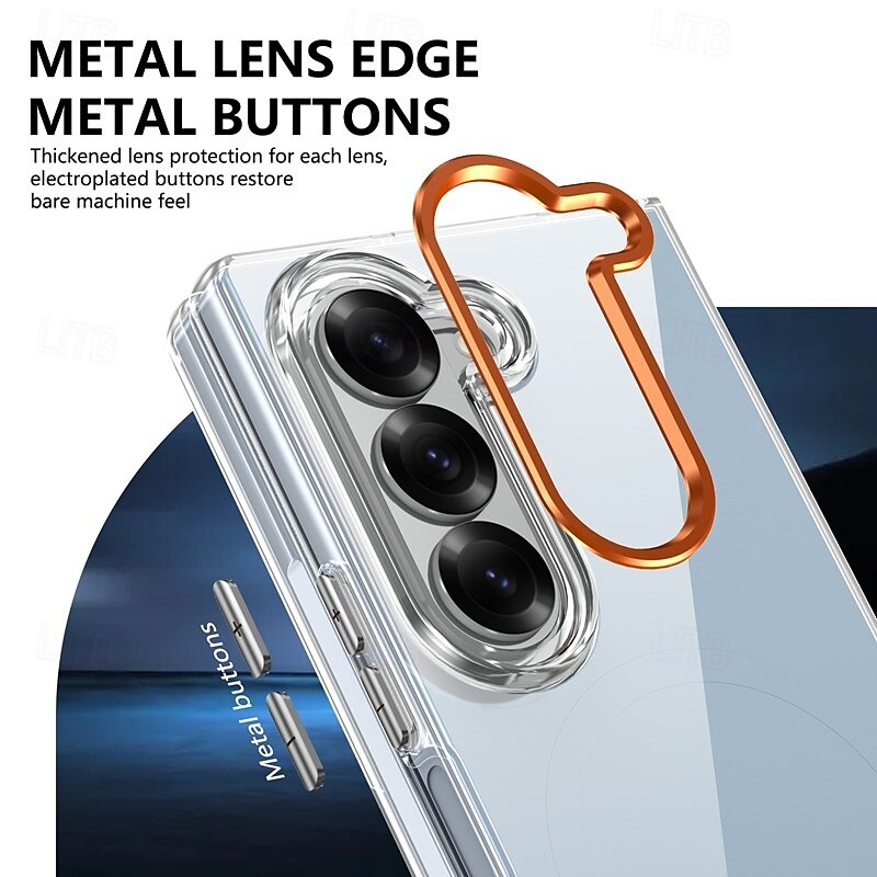 Phone Case For Samsung Galaxy Z Fold 3 Back Cover Shockproof Retro PC 2025 - $24.99 –P5
