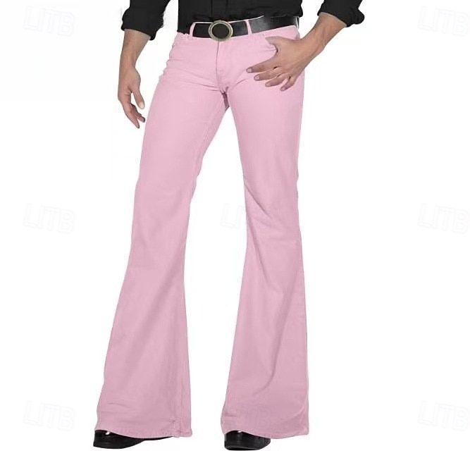 Retro / vintage Anii 1960 Hippie Pantaloni Pantaloni cu fund clopot Hippie Bărbați Halloween Carnaval Mascaradă Petrecere și seară festival de muzică Parada Mândriei Adulți Pantaloni Toate Sezoanele 2025 - $24.99 –P9