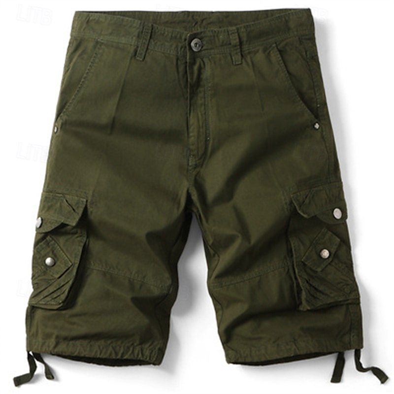 Per uomo Pantaloncini cargo Pantaloncini mimetici Shorts Pantaloncini Estivi Multi-tasche Tasca con Patta Semplice Mimetico Comodità Indossabile Lunghezza al ginocchio All'aperto Sport Quotidiano del 2025 a $27.99 –P5