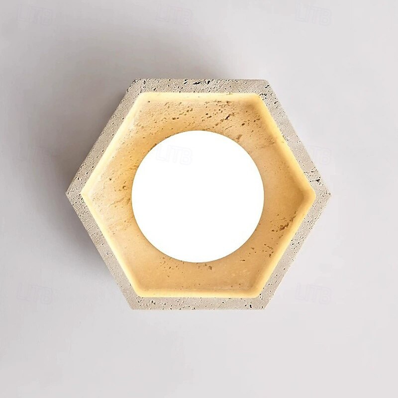 17 cm Figury geometryczne Oświetlenie Sufitowe Stone Styl artystyczny Styl vintage Styl klasyczny Zabytkowe Rustykalny 110-120V 220-240V 2025 - $146.99 –P3