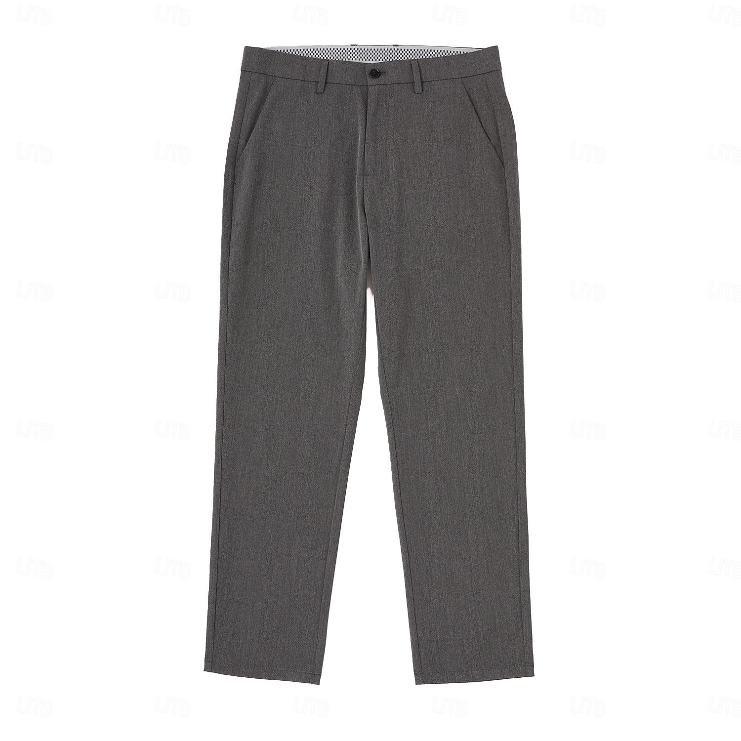 Men's Dress Pants Solid Color Wearable No-Iron Full Length Formal Wedding Party Elegant Fashion Black Grey Micro-elastic 2026 - $56.99 –P3