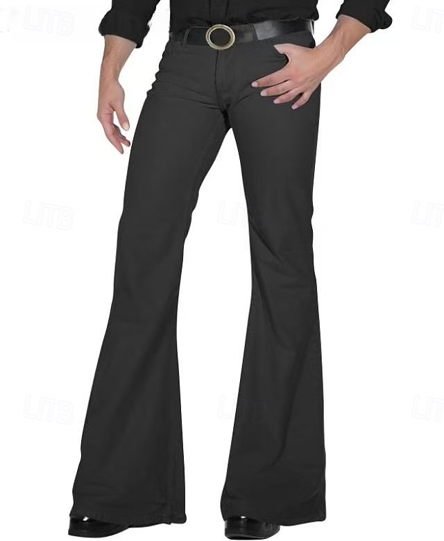 Retro / vintage Anii 1960 Hippie Pantaloni Pantaloni cu fund clopot Hippie Bărbați Halloween Carnaval Mascaradă Petrecere și seară festival de muzică Parada Mândriei Adulți Pantaloni Toate Sezoanele 2025 - $24.99 –P8