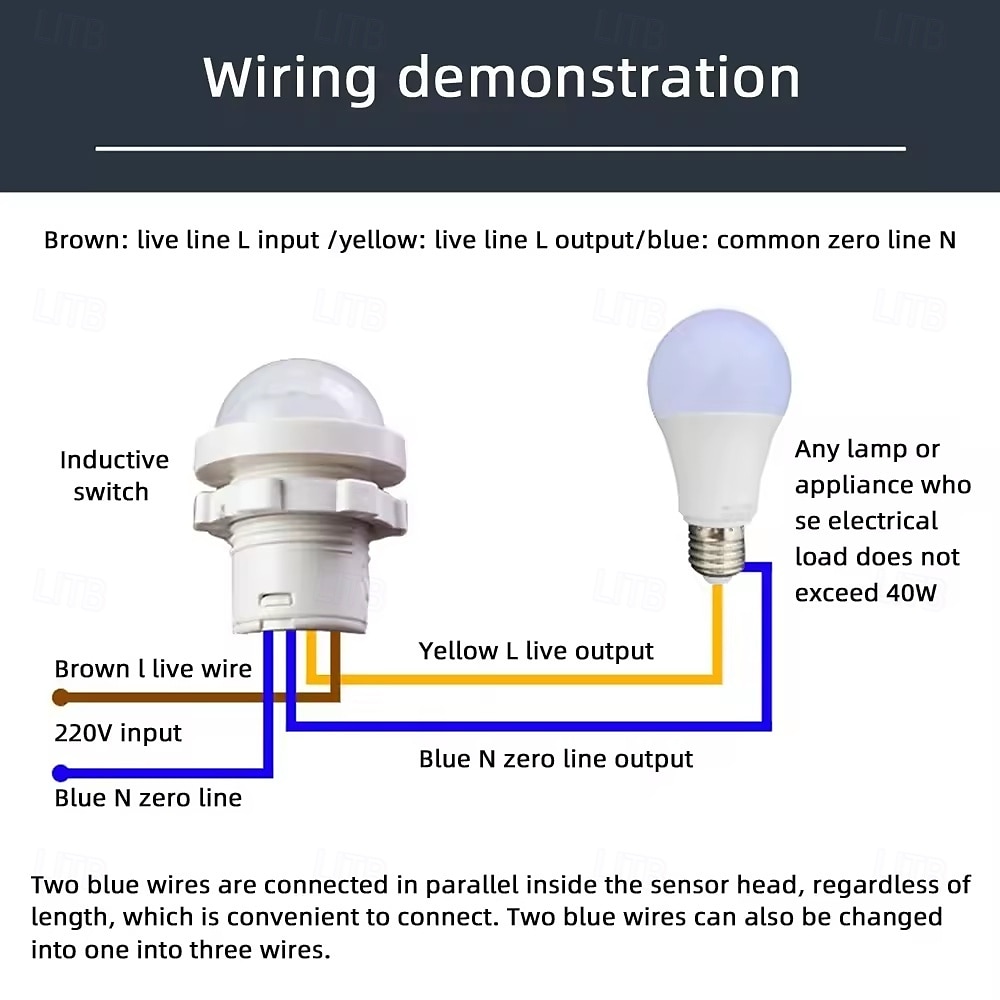 Motion LED Sensor Light Switch PIR Sensor Infrared Detection Switch 110-240V Ceiling Wall Mount Smart Light Switch for Home LED Lamp Bulb Light 3Pcs 2025 - $19.49 –P5