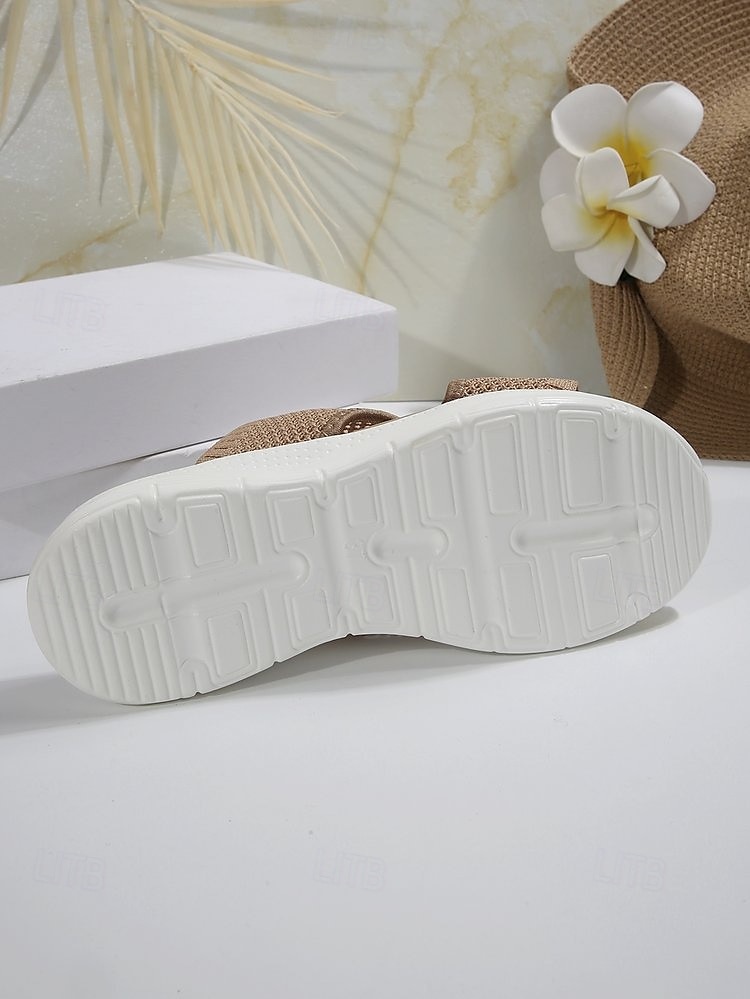 slip-on mesh-sklier for kvinner - lette pustende komfortsandaler for fritidsklær og utendørsaktiviteter 2025 - $18.99 –P3