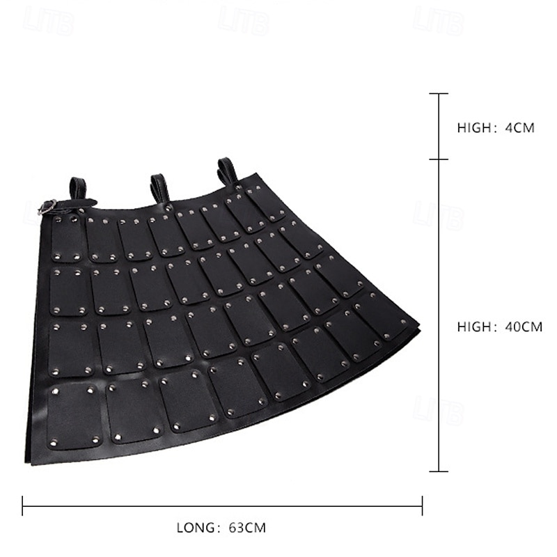 Retro / vintage Medieval Renascentist Fustă Arme si Armuri Fusta lamelară Războinic Viching Bărbați Viching Halloween Carnaval Performanță Petrecere LARP Adulți Fustă 2025 - $38.99 –P1