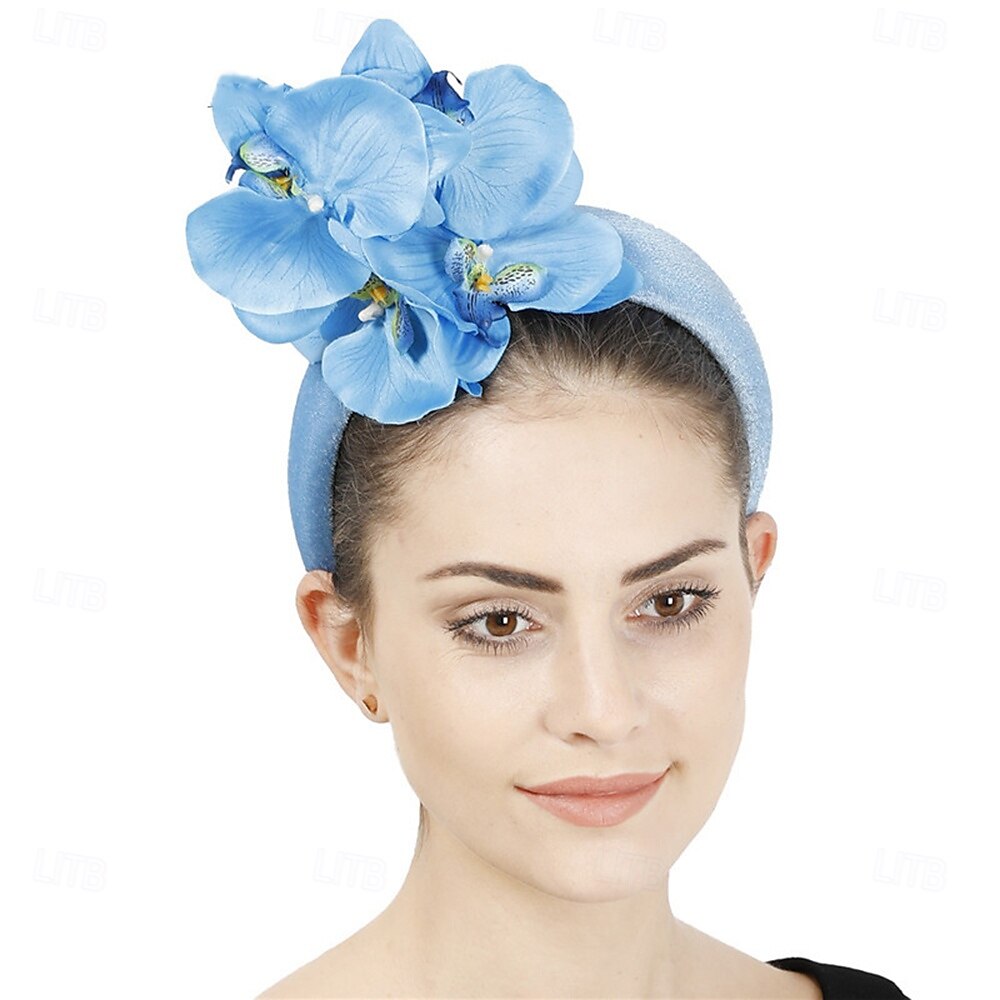 accessoire Polyester Mariage Soirée Élégant Mariage Avec Fleur Casque Couvre-chef de 2025 ? $21.99 –P2