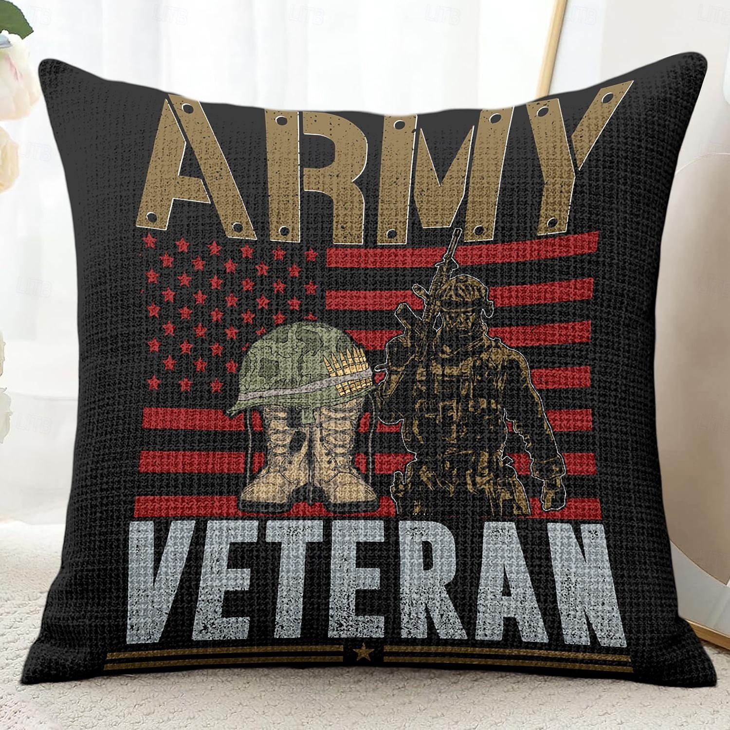 Housse de coussin décorative du jour des anciens combattants 1PC Jour de l'indépendance américaine Aigle douce Housse de coussin carrée pour chambre de salon Canapé Chaise de 2025 ? $12.99 –P4