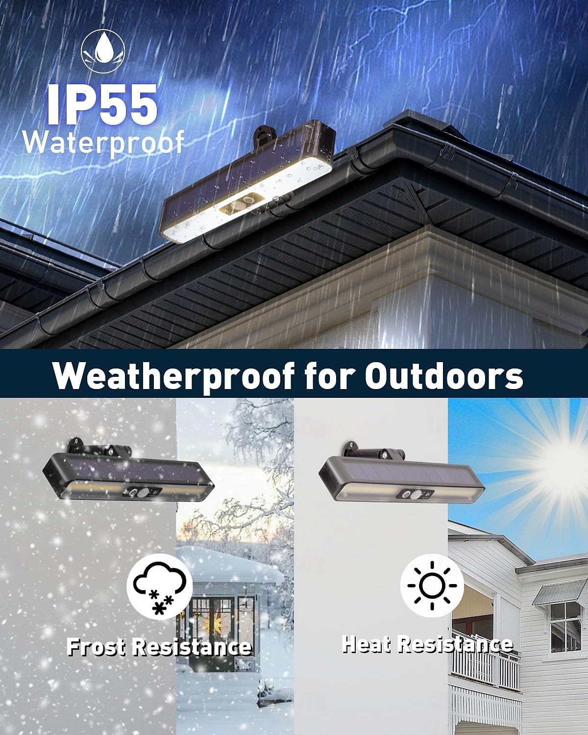 LED Street Lights Clip On Solar Motion Lights Outdoor Waterproof Solar Fence Lights Outdoor with 3 Lighting Modes 36 LED Portable Security Light for Fence Gutter Backyard Garage Camping (2Pcs 1PC) 2025 - $23.99 –P4