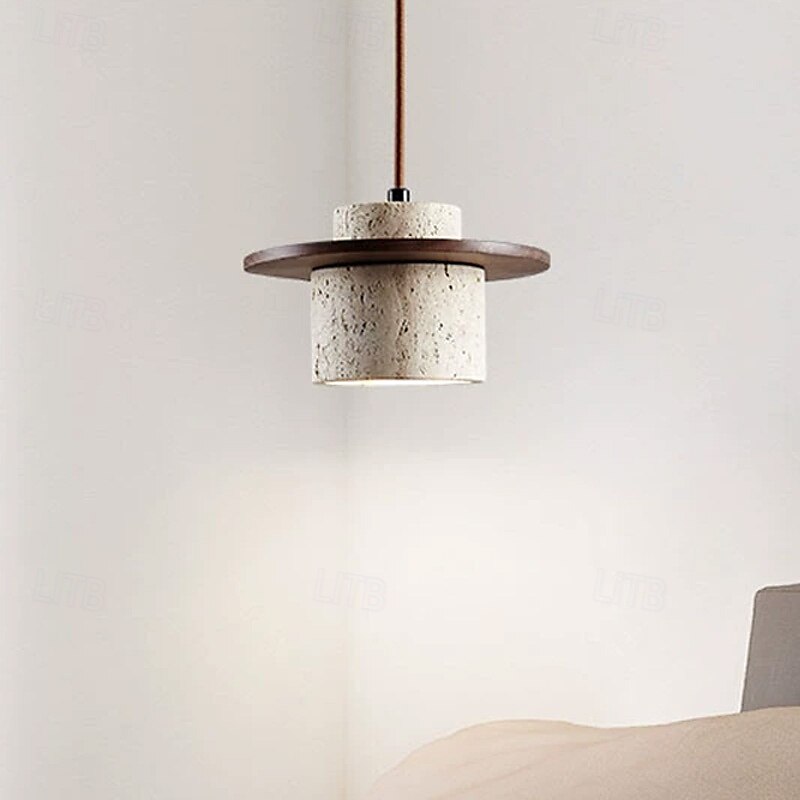20 cm Pendant Lantern Design Geometric Shapes Pendant Light Stone Artistic Style Formal Style Vintage Style Vintage Country 110-120V 220-240V 2025 - $138.99 –P1