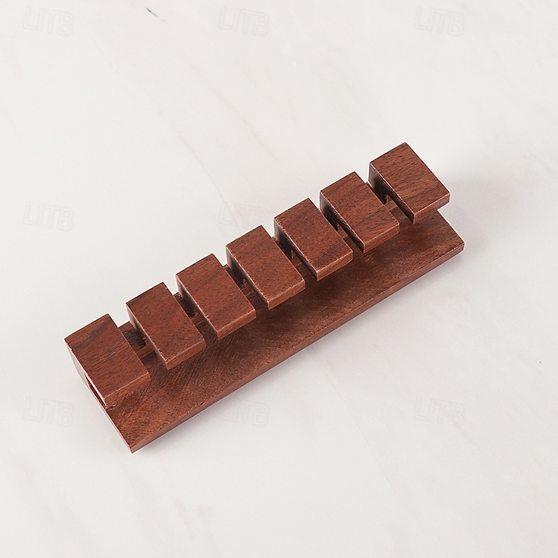 Walnut Wood Cable Organizer, Desk Cord Management Clip, Headphone Wire Holder, Solid Wood Cable Clamp for USB Charging Cables, Power Cords, Office and Home Wire Storage 2025 - $12.49 –P6