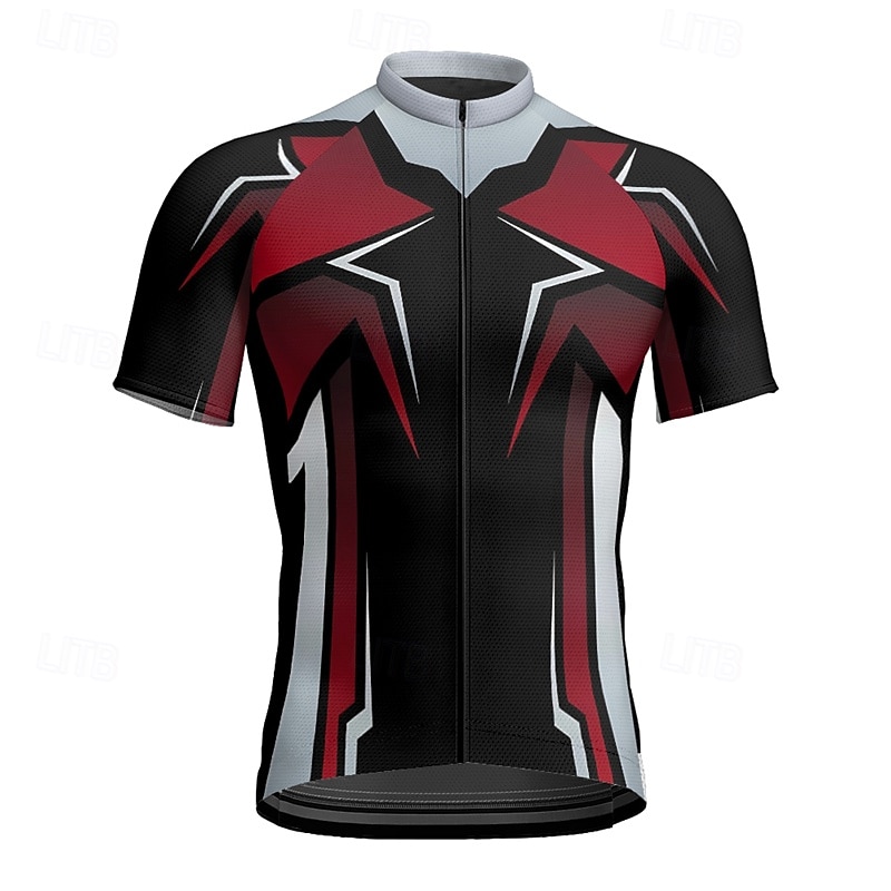 Bărbați Jersey de ciclism Manșon scurt Bicicletă Tricou Tee Jerseu cu 3 buzunare spate Ciclism montan Respirabil Uscare rapidă Proiectare anatomică Wicking Galben Rosu Albastru Sport Îmbrăcăminte 2025 - $25.99 –P5