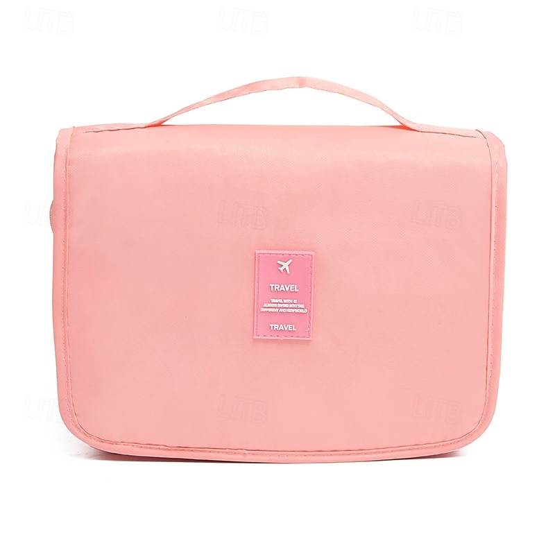 Portable Travel Toiletry Bag, Large Capacity Hanging Makeup Organizer, Handheld Storage Pouch for Travel 2025 - $9.99 –P9