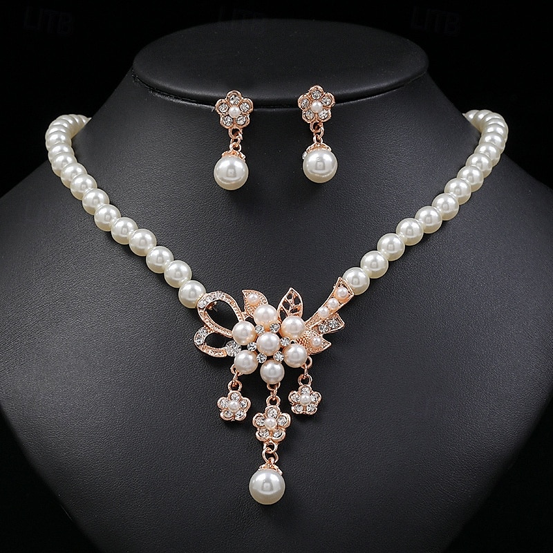 Pendientes Set 1 juego Legierung Pendientes Collare Mujer Lujo Conjunto de joyas Para Festival 2025 - $11.99 –P1