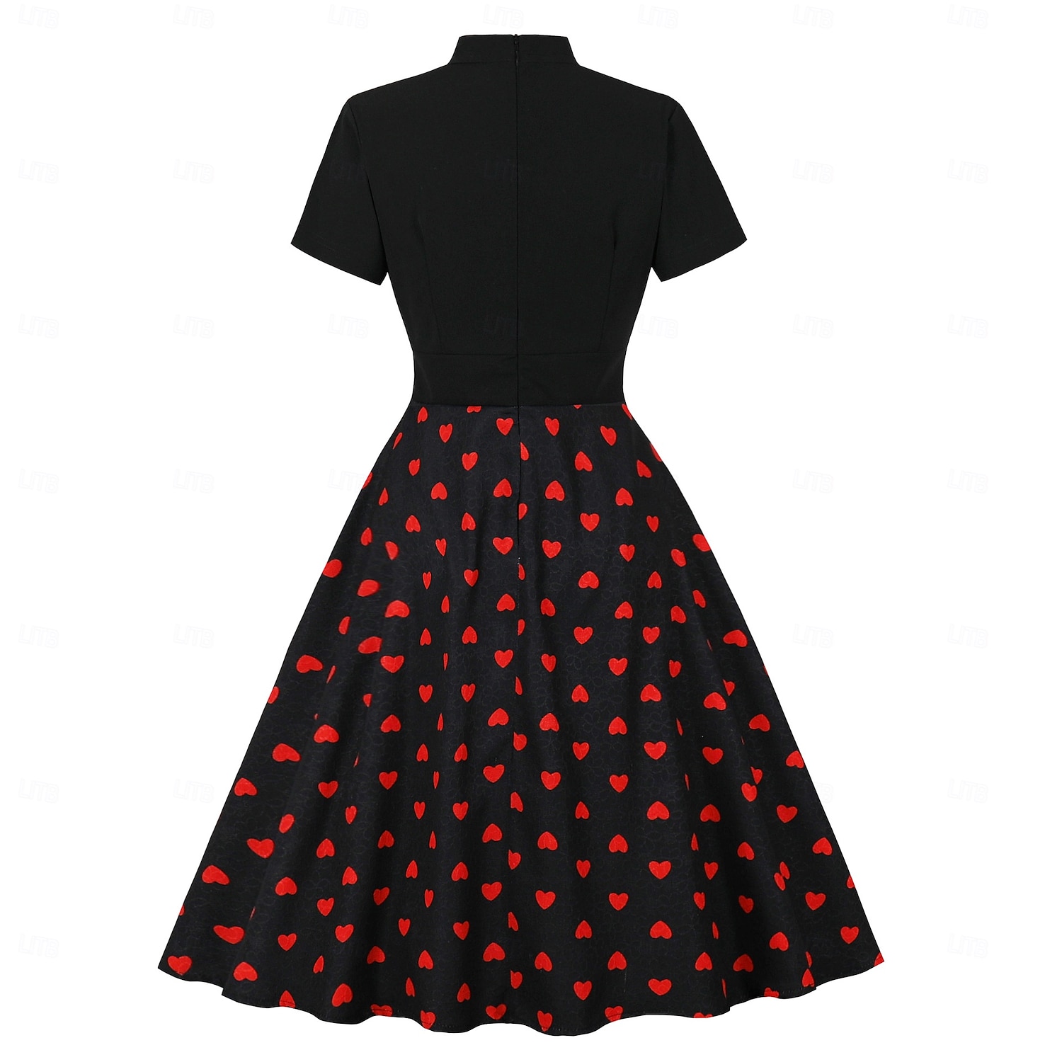 Retro Vintage 1950s Dress Swing Dress Heart Women's Carnival Masquerade Daily Wear Bachelorette Party Adults' Dress Homecoming Dresses 2025 - $35.99 –P2