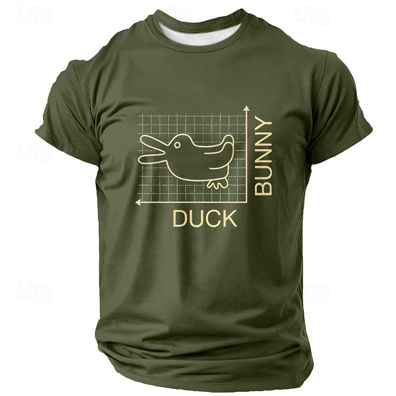 Pasqua Per uomo Coniglio Divertente Maglietta Manica Corta maglietta Stampa 3D Girocollo Camicia Designer Casual Feste Ferie Nero Blu Verde Estate Primavera Abbigliamento S M L XL XXL XXXL del 2025 a $17.99 –P5