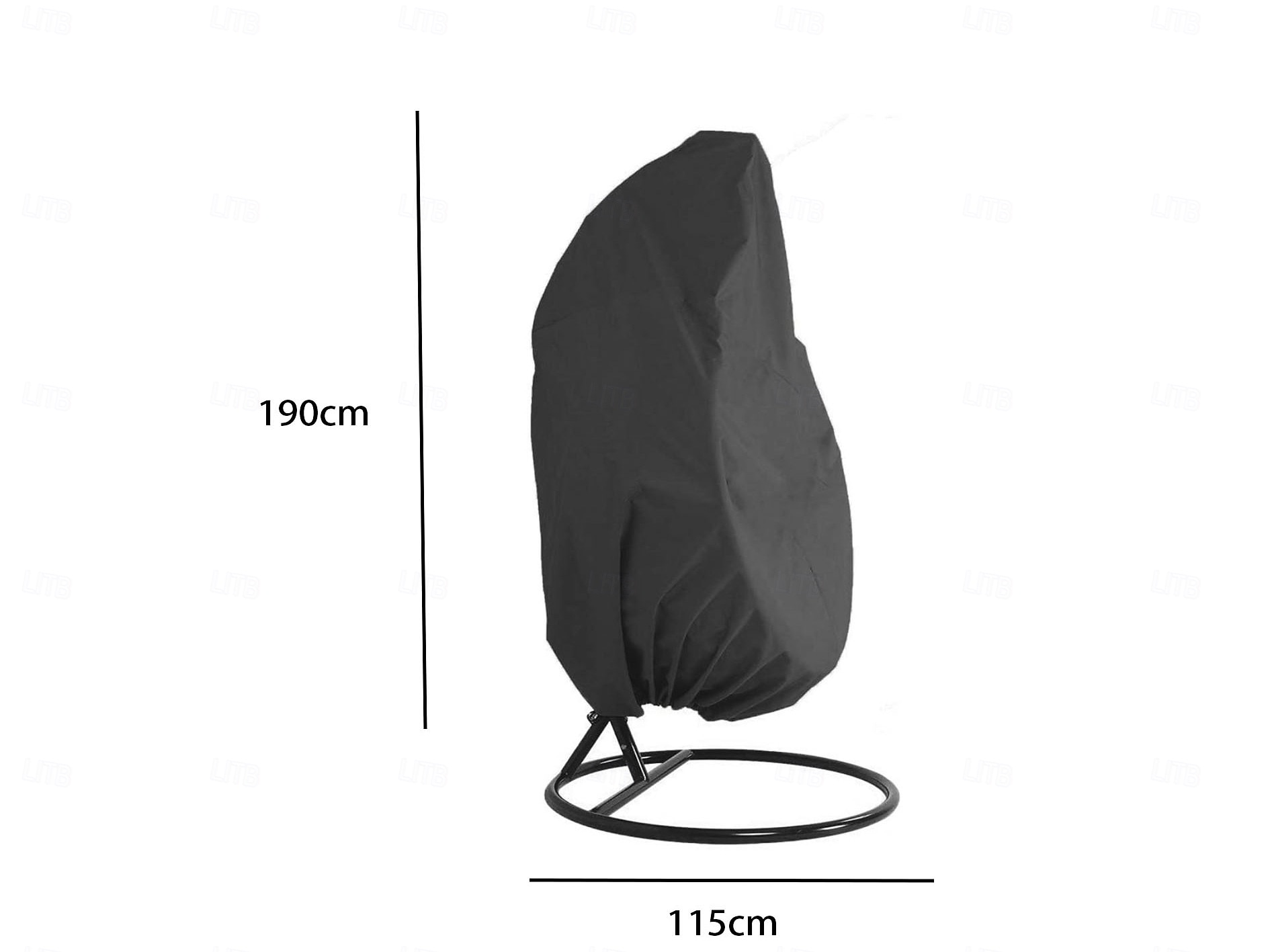 Patio Hanging Chair Cover - Egg Swing Cocoon Chair Cover with Zipper, Outdoor Waterproof Windproof Durable Heavy Duty Garden Furniture Protector 2025 - $54.99 –P1