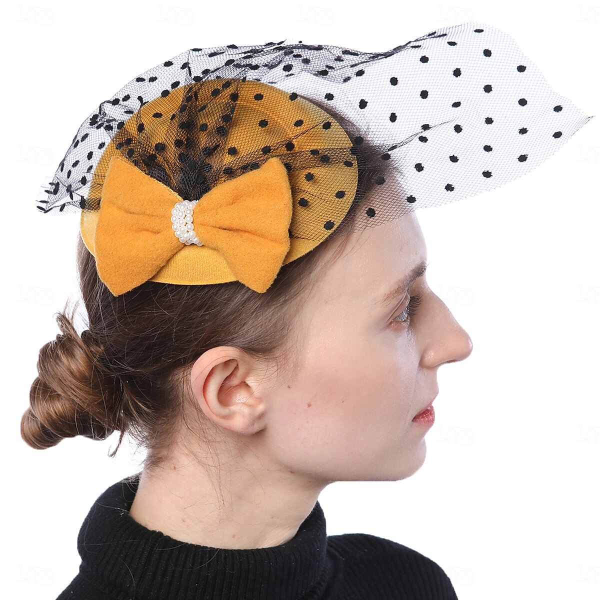 Kopfstück Perle Hochzeit Abendgesellschaft Elegant Hochzeit Mit Tupfen Kopfschmuck Kopfbedeckung 2025 - $11.49 –P11