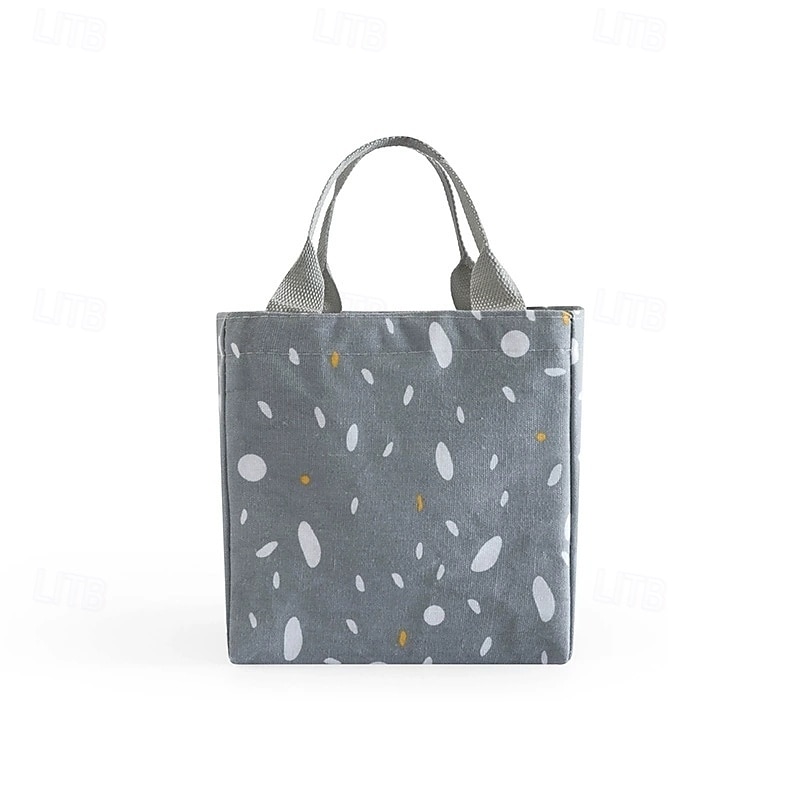 Imitation Hemp Insulated Lunch Bag – Portable Handheld Food Carrier for Students, Fresh-Keeping Picnic Tote 2025 - $13.99 –P15
