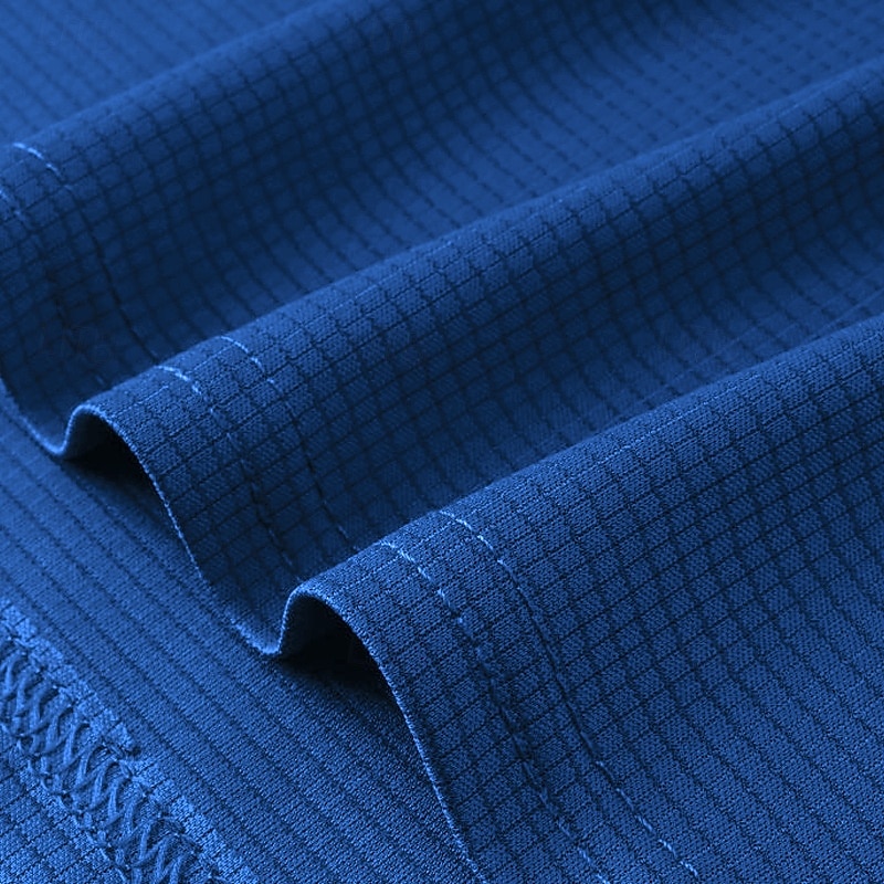 Herren T-Shirt Kurzarmshirt Kurzarm Rundhalsausschnitt Frühling & Herbst Einfarbig Mode Designer Schnelltrocknend reflektierende Streifen Urlaub Straße Ausgehen Blau Marineblau Schwarz Top T-Shirt 2026 - $16.49 –P2