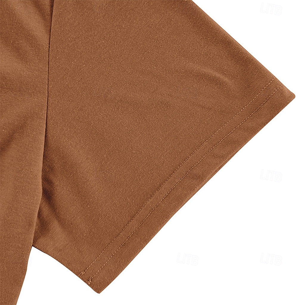 Pánské Tričko Tričko Henley Tričko Top Krátké rukávy Bez vzoru Módní Základní Knoflíky Do V Dovolená ulice Jdeme ven Léto Bílá Námořnická modř Hnědá Tričko Henley 2025 - $17.99 –P9