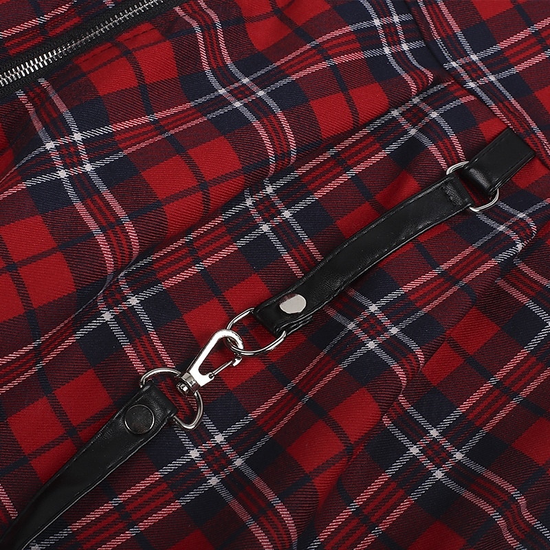 רטרו\וינטאג' פאנק & גותיות שנות ה-80 מיני חצאיות כוכב פופ כִּסֵא נַדנֵדָה מותן גבוה משובץ דמקה תחפושות בגדי ריקוד נשים האלווין (ליל כל הקדושים) קרנבל מפלגה מבוגרים חצאית אביב קיץ 2026 - $23.99 –P7