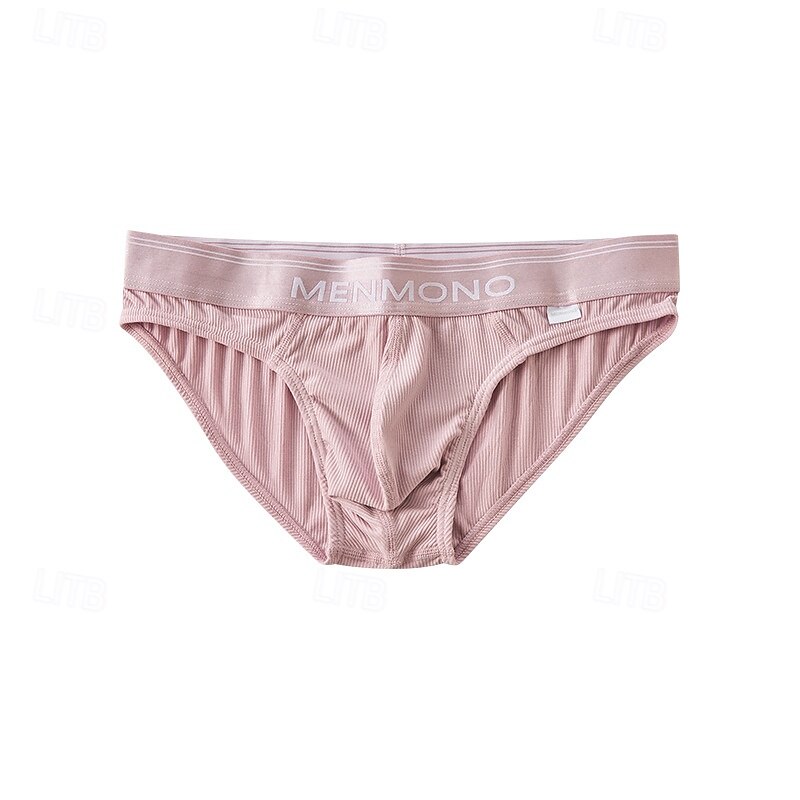 Hombre 1 pc Bragas básicas Slip Retazos Poliéster Transpirable Suave Cómodo Refranes y citas Tiro Medio Negro Blanco 2025 - $10.49 –P11
