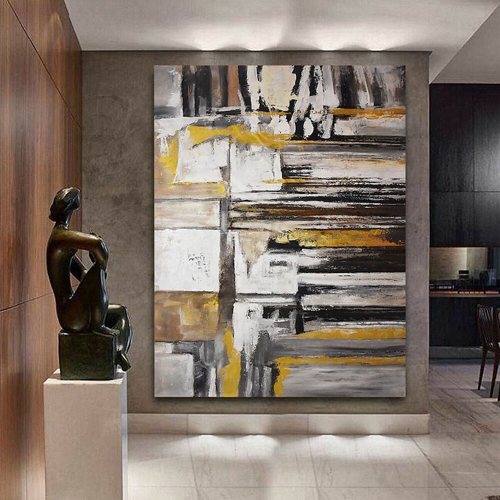 handgemachtes abstraktes Acrylgemälde großes Bild Ölgemälde auf Leinwand handgemalte Wandkunst übergroßes handgemaltes Ölgemälde für Schlafzimmer Kunst Hotel Bar Büro Wanddekoration 2025 - $116.99 –P1