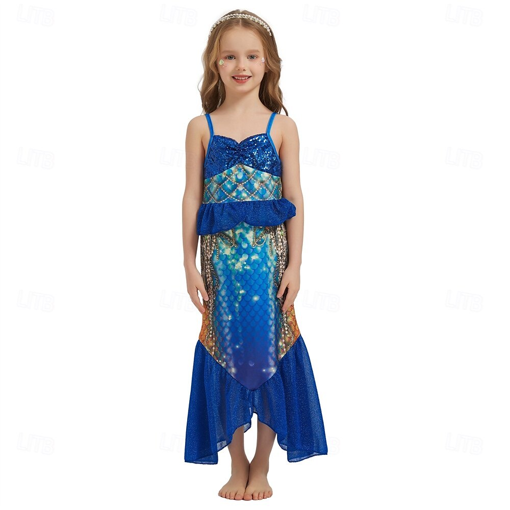 The Little Mermaid Little Mermaid Princess Mermaid Dress Theme Party Costume Cosplay Movie Cosplay for Girls' Kid's Carnival Masquerade Party Holiday 2025 - $30.99 –P10