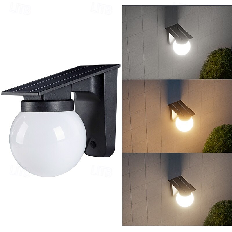 1 st. zonne-buitenlamp wandlamp binnenplaats balkon decoratie buiten waterdichte patio lamp huis tuin lay-out hek omgevingslicht 2025 - $53.99 –P3
