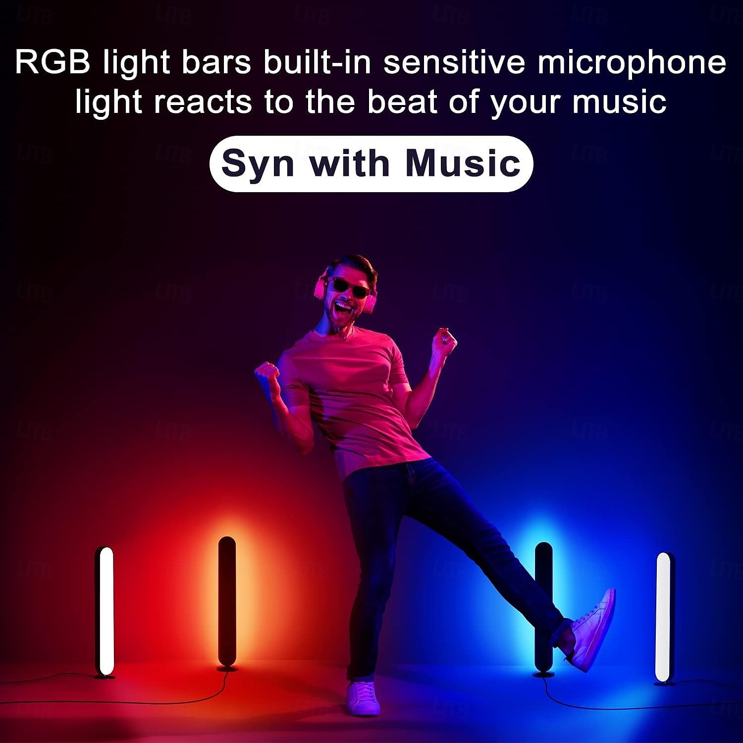 bare luminoase cu led lumina de dispozitie multiple efecte de iluminare iluminare ambientala flux bara luminoasa jocuri/tv/pc/cameră 2025 - $48.93 –P3