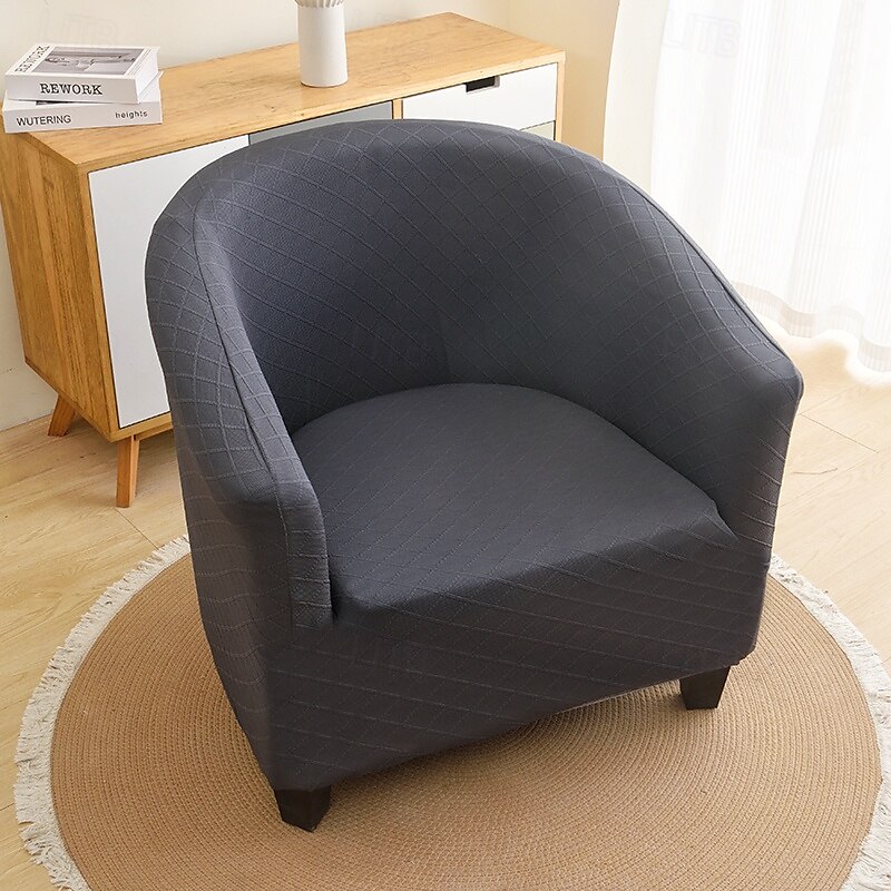 capa de cadeira de poltronas de banheira de clube, capa de sofá de lã polar, capas de sofá elásticas para protetor de móveis de sala de estar de 2025 por $35.99 –P4