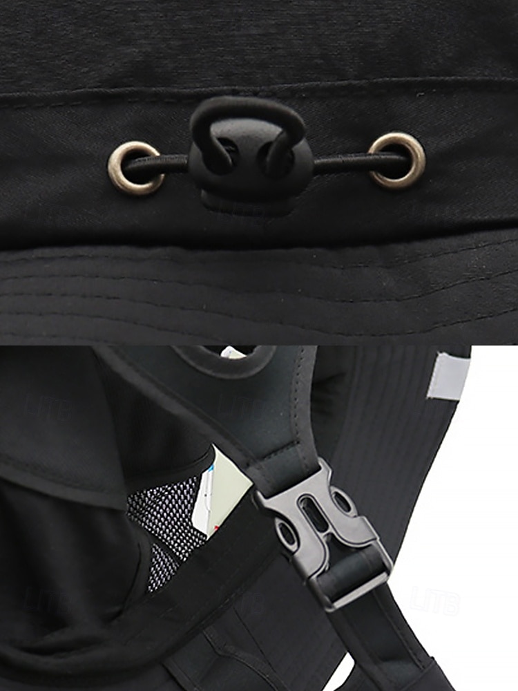 "UPF 50+ Wide Brim Sun Hat – Waterproof & Breathable Outdoor Bucket Hat with Chin Strap, UV Protection for Men & Women, Ideal for Fishing, Hiking, Surfing & Beach Trips" 2026 - $19.99 –P7