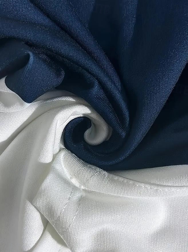Γυναικείο Ζακέτα με Φερμουάρ Oversized Γεωμετρικό Ριγέ Ενεργό Vintage Αθλητικό Μακρυμάνικο Μπουφάν Κανονικά Top Καθημερινά Διακοπών Κορδόνι Μπροστινής Τσέπης Ναυτικό Μπλε Άνοιξη Φθινόπωρο 2025 - $24.99 –P3