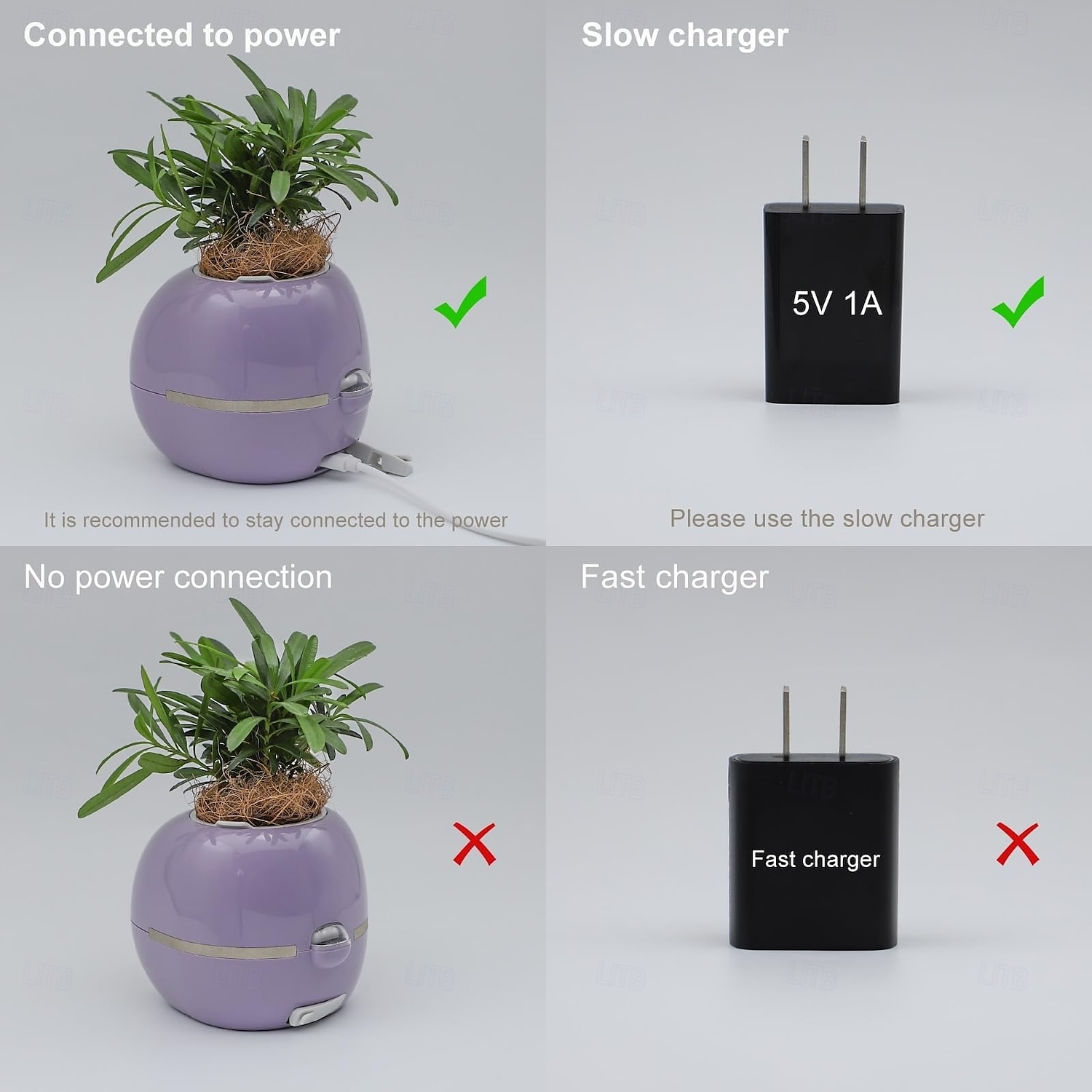 1 PCS Smart Flowerpots, Smart Pet Planter, Ai Planter, Intelligent Flowerpots, Multiple Expressions, 7 Smart Sensors, and Ai Chips Make Raising Plants Easy and Fun for Living Room, Plant-Free 2025 - $184.99 –P8