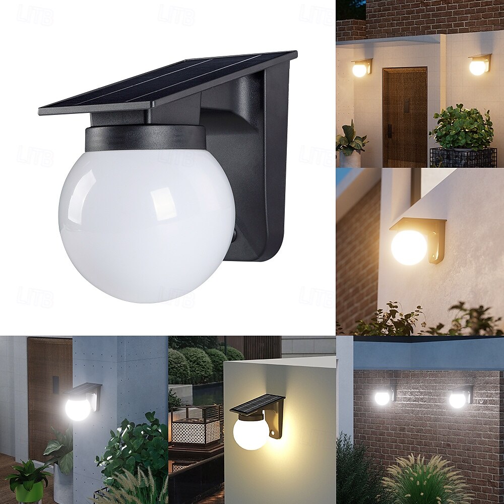 1 st. zonne-buitenlamp wandlamp binnenplaats balkon decoratie buiten waterdichte patio lamp huis tuin lay-out hek omgevingslicht 2025 - $53.99 –P2