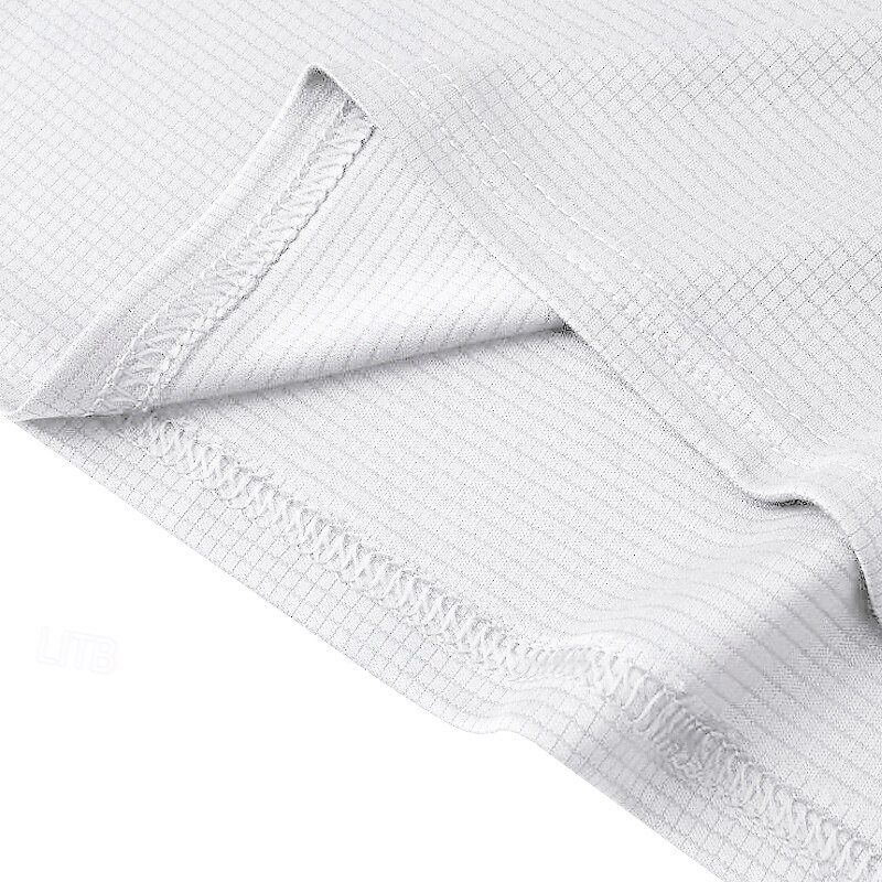 Men's Tee Short Sleeve Shirt Tee Top Short Sleeve Crewneck Spring & Summer Solid / Plain Color Fashion Designer Quick Dry Reflective Strip Vacation Street Going out Black White Red Top Tee for Men 2025 - $14.99 –P6